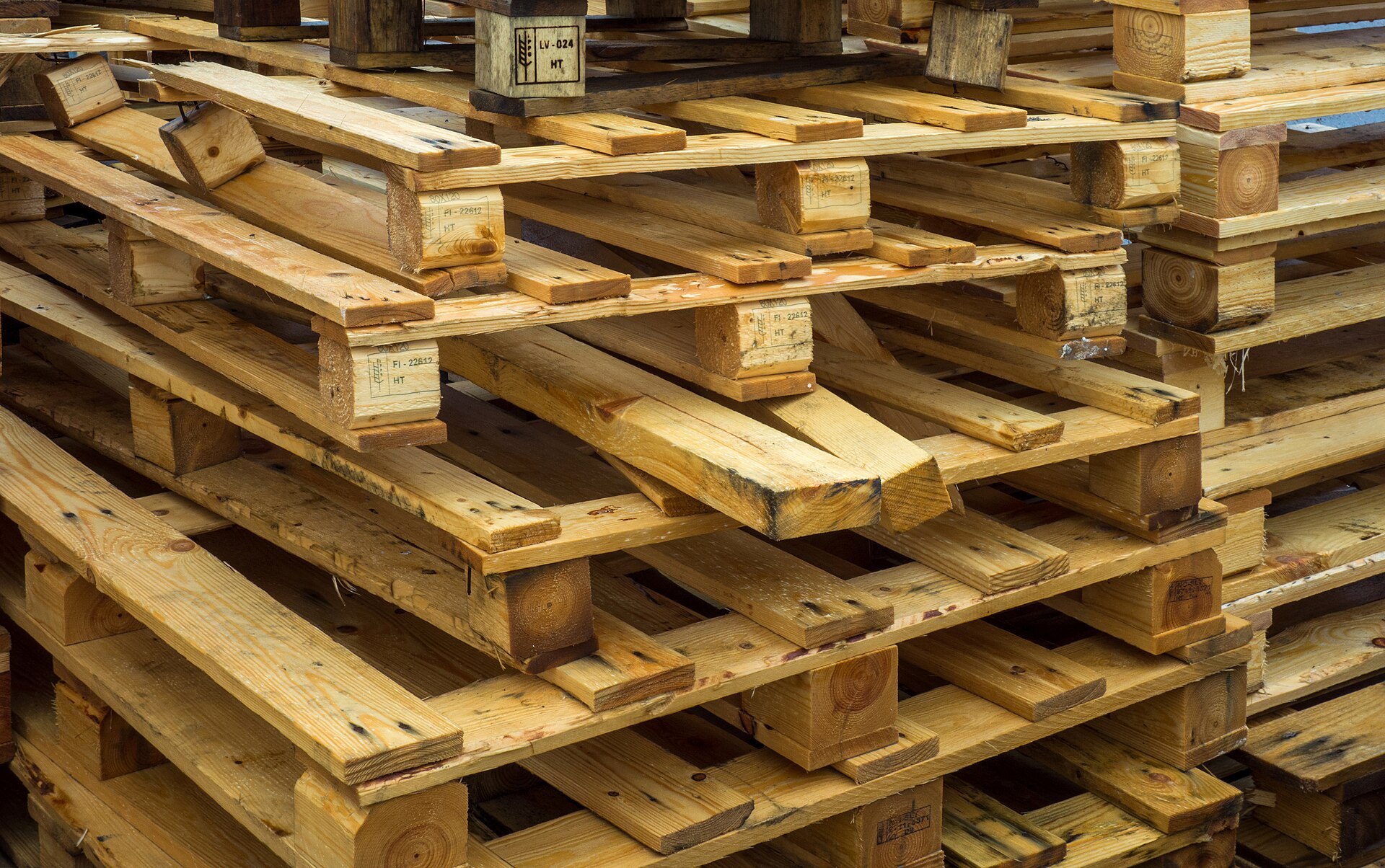 Pallets apilados